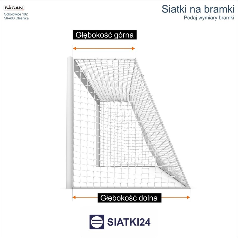 Siatki na bramki - siatka na wymiar - podaj wymiary bramki Siatki na bramki - siatka na wymiar - podaj wymiary bramki