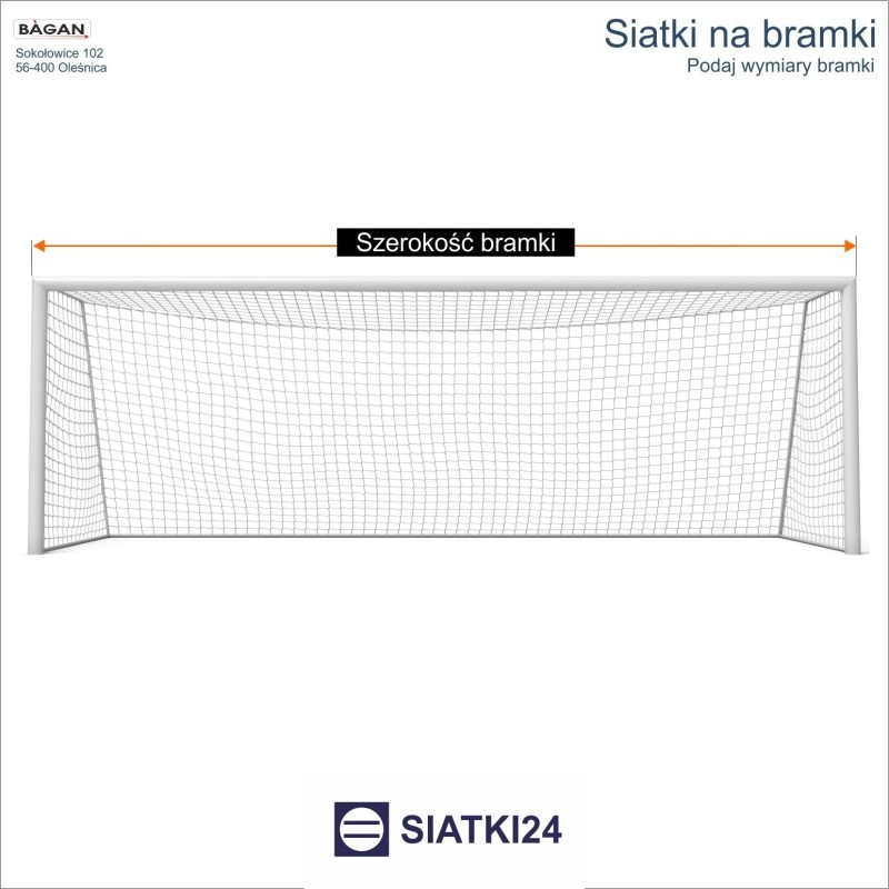 Siatki na bramki - siatka na wymiar - podaj wymiary bramki Siatki na bramki - siatka na wymiar - podaj wymiary bramki