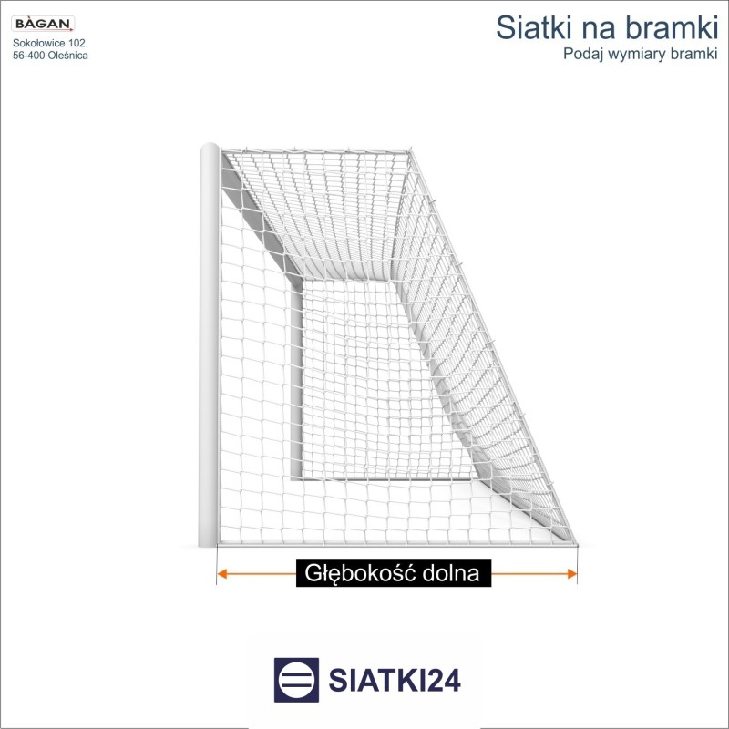 Siatki na bramki - siatka na wymiar - podaj wymiary bramki Siatki na bramki - siatka na wymiar - podaj wymiary bramki