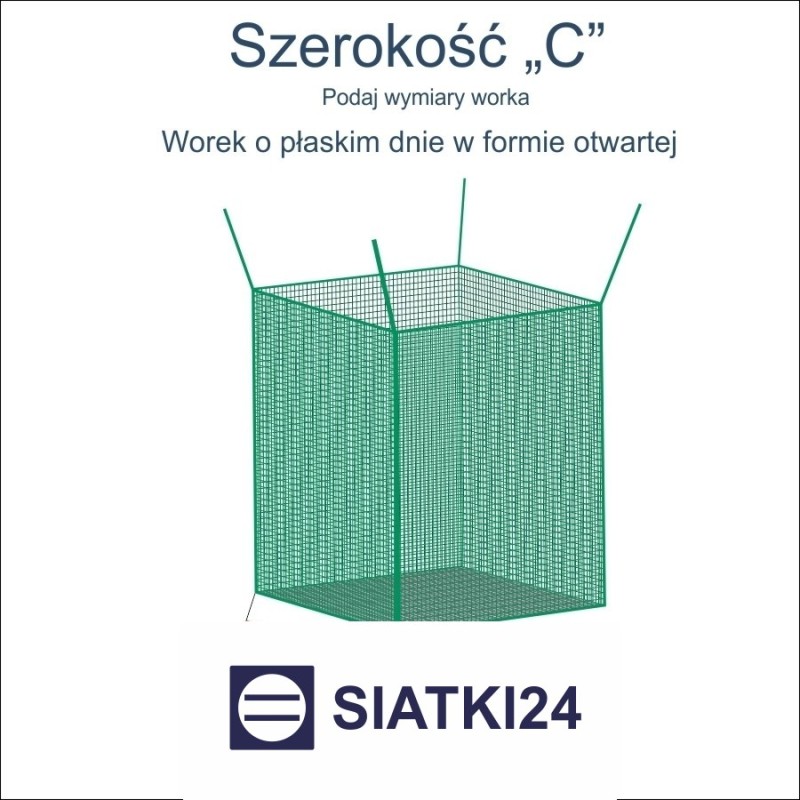 Worek  z siatki o małym oczku 2x2cm – mocne worki sznurkowe
