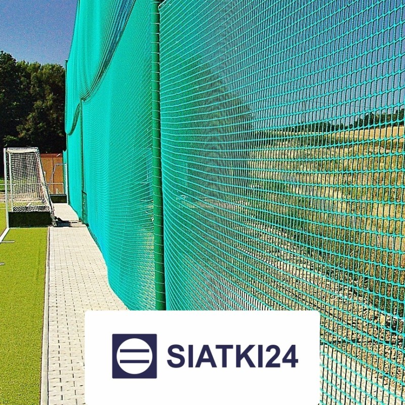 Piłkochwyt 4m - Piłkochwyty o wysokości 4m — kompletny zestaw ze słupami i siatką 4,5x4,5cm o grubości 4mm Piłkochwyt 4m - Piłkochwyty o wysokości 4m — kompletny zestaw ze słupami i siatką 4,5x4,5cm o grubości 4mm - sklep Siatki24.eu - zdjęcie 1