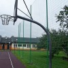 Piłkochwyt 4m - Słupy i siatka z oczkami 10x10cm i grubością 6mm, idealna jako piłkochwyt Piłkochwyt 4m - Słupy i siatka z oczkami 10x10cm i grubością 6mm, idealna jako piłkochwyt