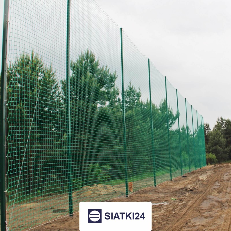 Piłkochwyt 5m - Słupy i siatka na piłkochwyt o grubości 5mm i oczku 10x10cm Piłkochwyt 5m - Słupy i siatka na piłkochwyt o grubości 5mm i oczku 10x10cm - sklep Siatki24.eu - zdjęcie 1