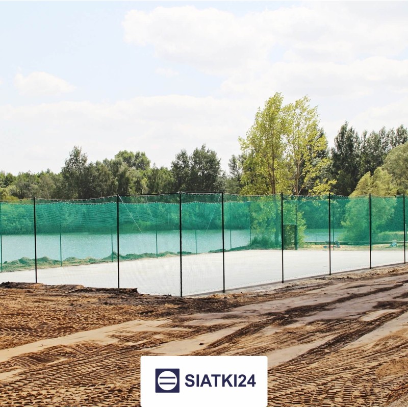 Ogrodzenie boiska 4m wys. z słupami i siatką  4,5x4,5cm o grubości 3mm  - sklep Siatki24.eu - zdjęcie 1