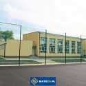 Ogrodzenie boiska 6m wys. z słupami i siatką  6x6cm o grubości 4mm