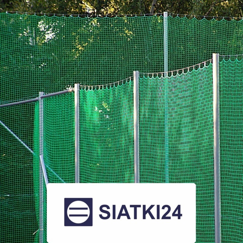 Ogrodzenie boiska 4m wys. z słupami i siatką  6x6cm o grubości 4mm  - sklep Siatki24.eu - zdjęcie 1