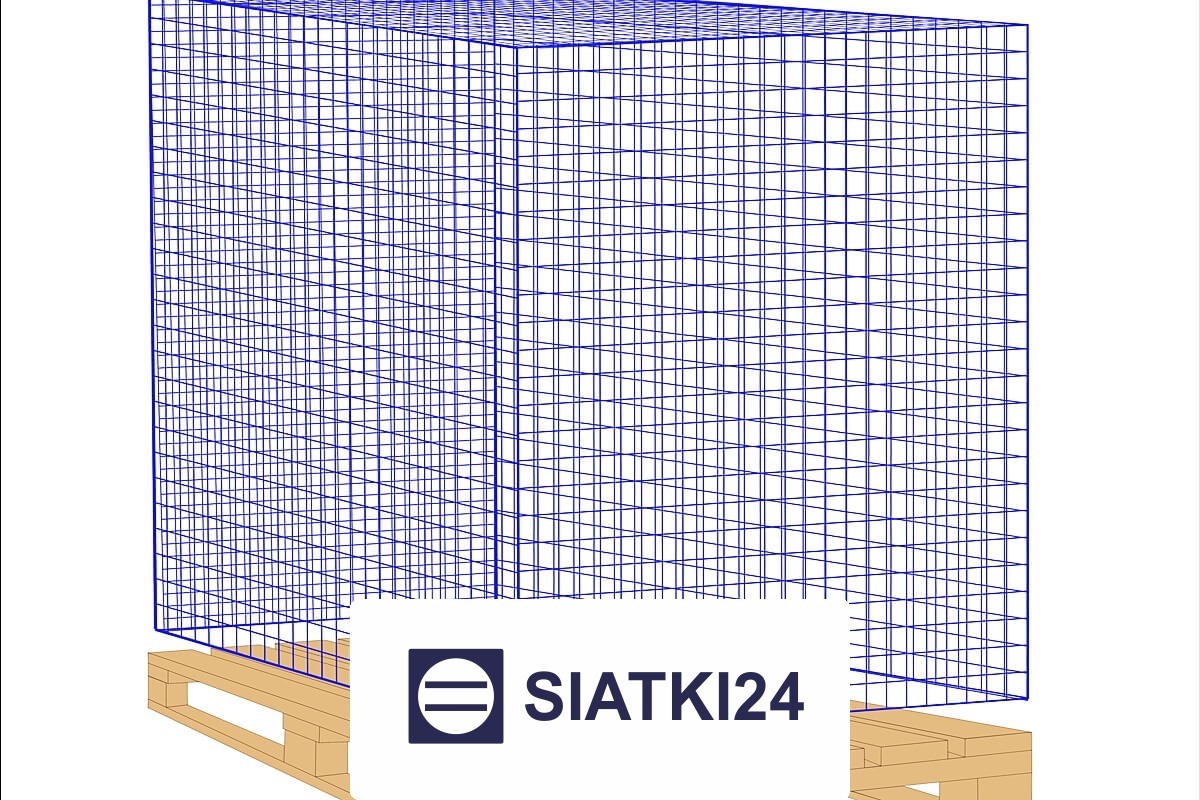 Miękka siatka do zabezpieczenia palet z towarem Siatki24.eu - Miękka siatka do zabezpieczenia palet z towarem
