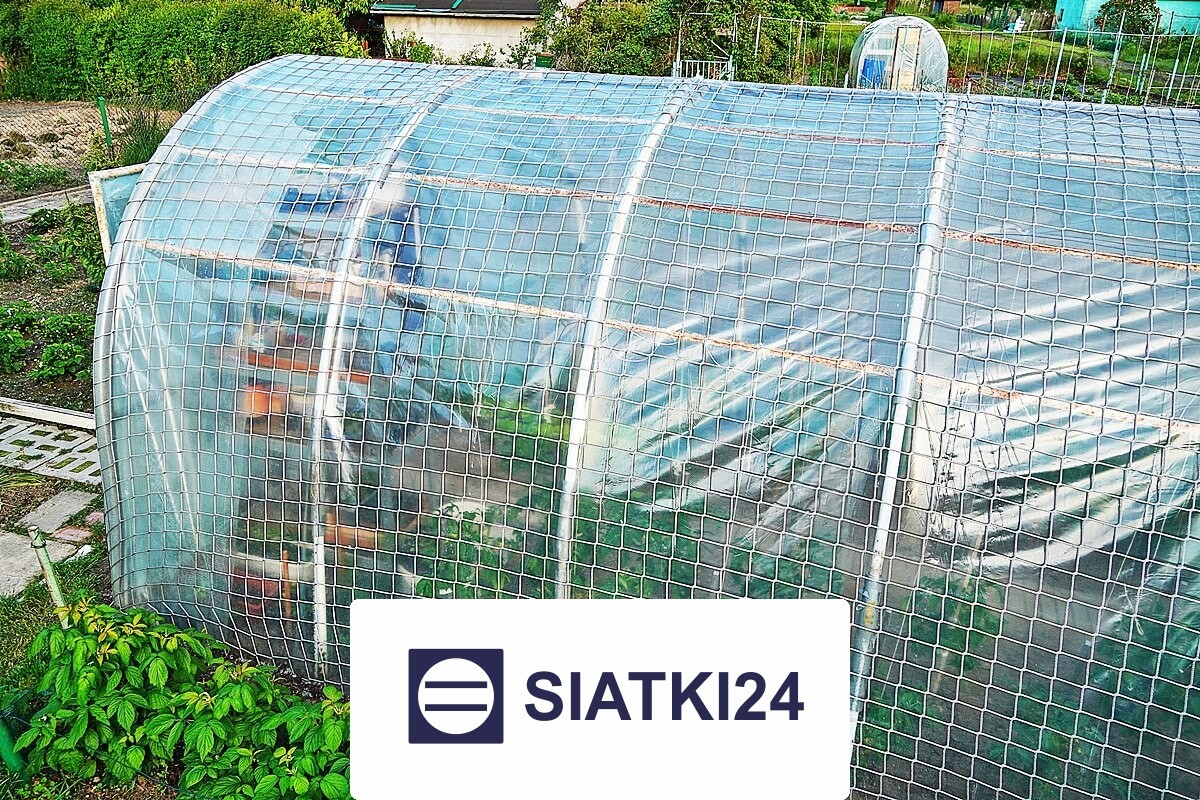   Siatki24.eu - Siatka do zabezpieczenia tunelu foliowego przed wiatrem 