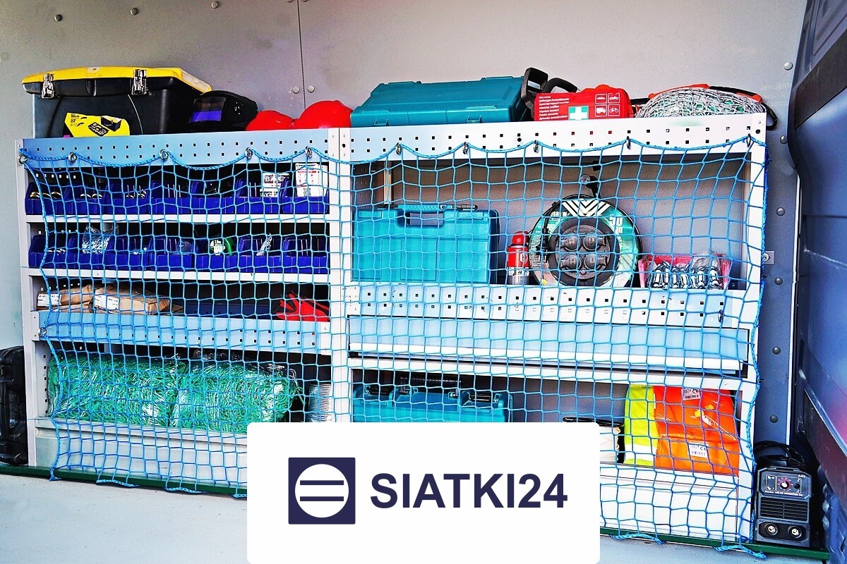 Siatka na pakę do ochrony ładunków podczas transportu Siatki24.eu - Siatka na pakę do ochrony ładunków podczas transportu