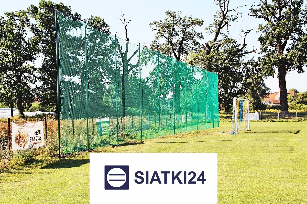   Siatki24.eu - Ogrodzenie boiska szkolnego na wymiar z grubym sznurkiem 
