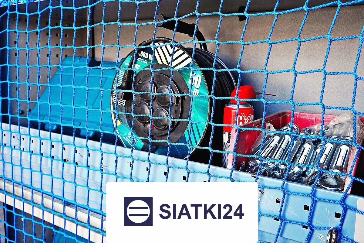 Siatka na pakę do ochrony ładunków podczas transportu Siatki24.eu - Siatka na pakę do ochrony ładunków podczas transportu