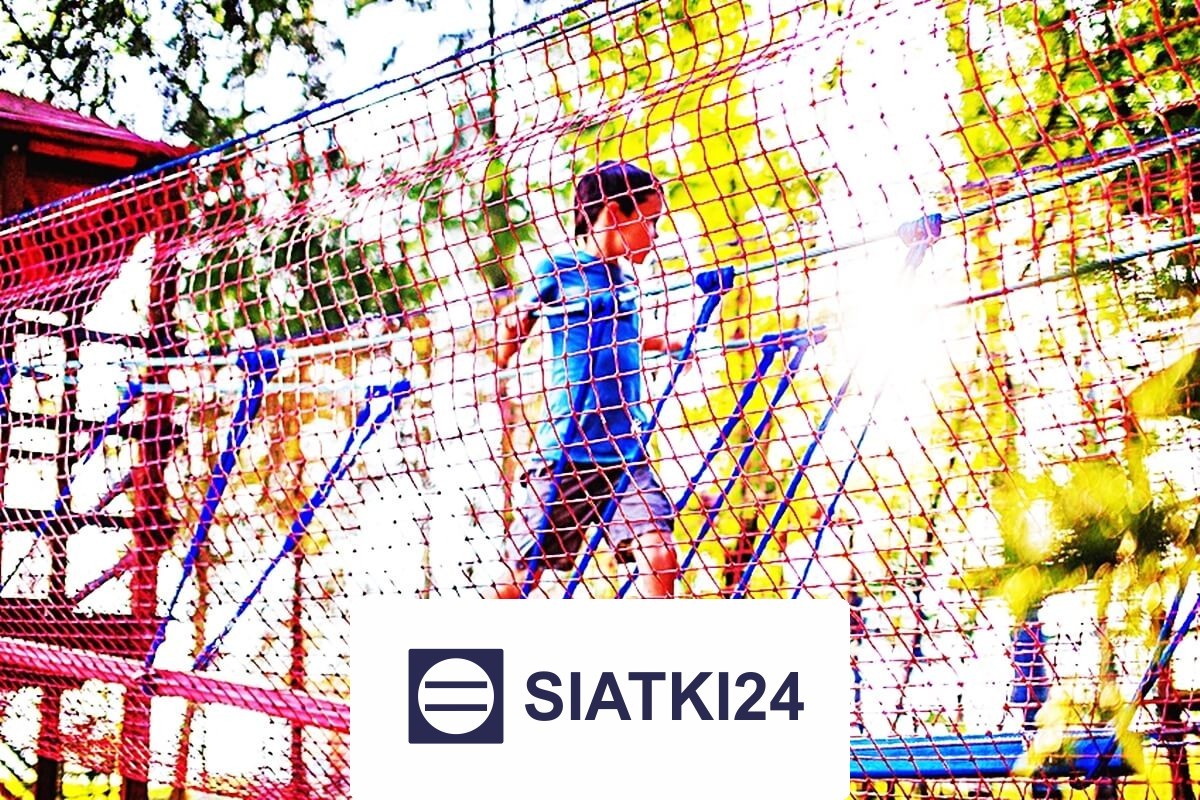   Siatki24.eu - Siatka ochronna na park linowy wykonana z wytrzymałego tworzywa 