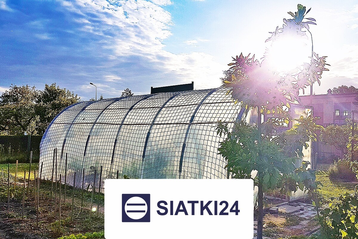  Siatki24.eu - Siatka na tunel foliowy do ochrony upraw przed silnym wiatrem 