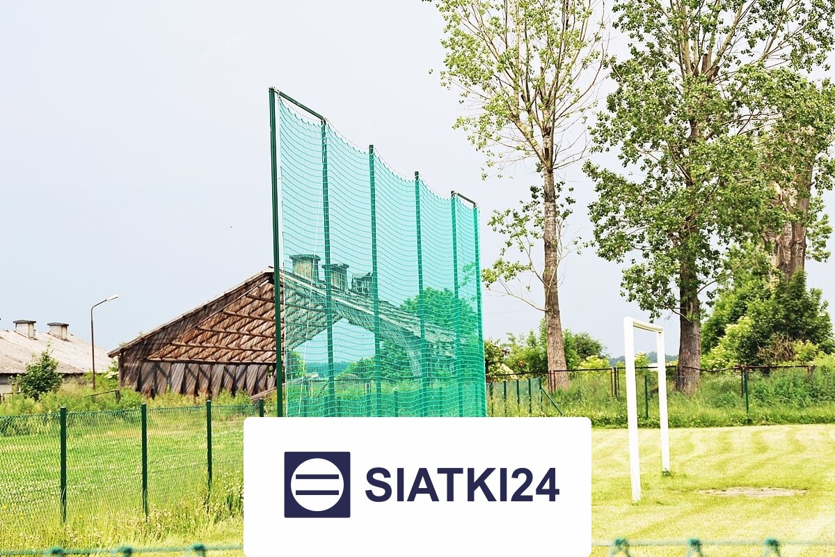 Ogrodzenie boiska szkolnego na wymiar z grubym sznurkiem Siatki24.eu - Ogrodzenie boiska szkolnego na wymiar z grubym sznurkiem