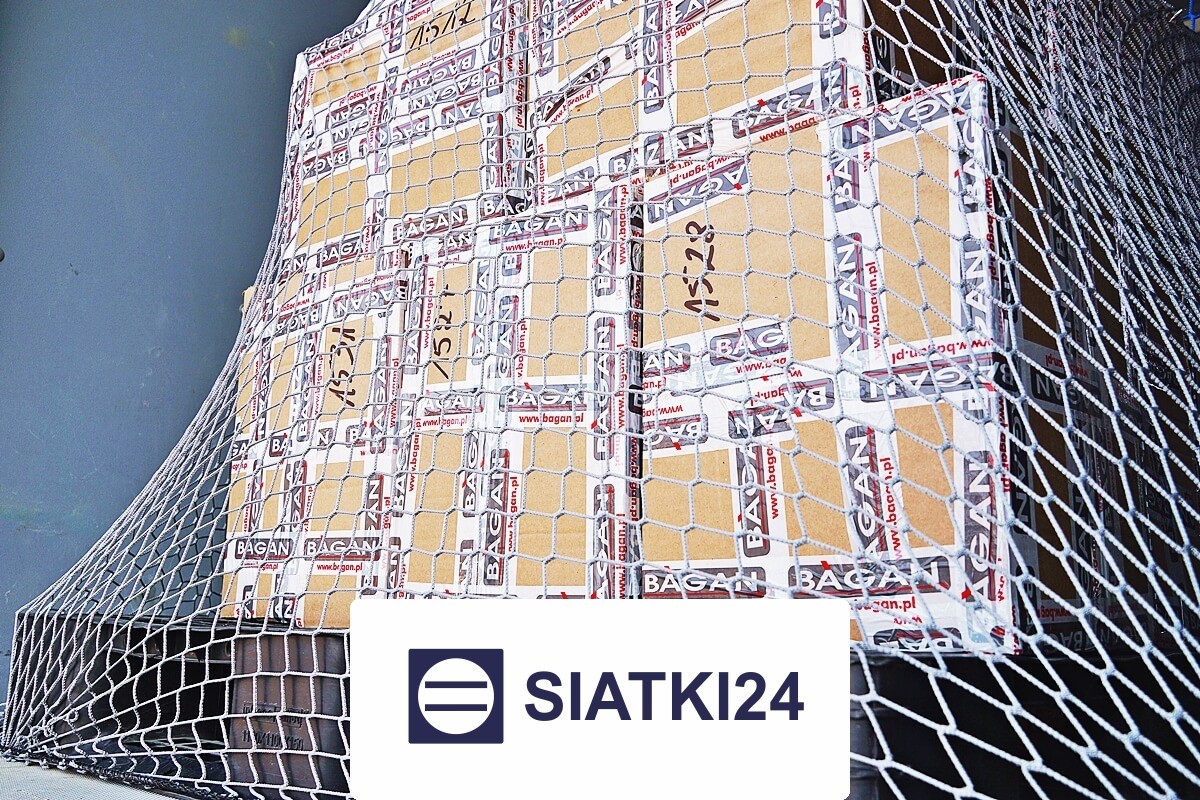 Pokrowce na palety - siatkowe mocowanie o grubości 5 mm z oczkami 8x8 cm, skuteczne zabezpieczenie towaru Siatki24.eu - Pokrowce na palety - siatkowe mocowanie o grubości 5 mm z oczkami 8x8 cm, skuteczne zabezpieczenie towaru