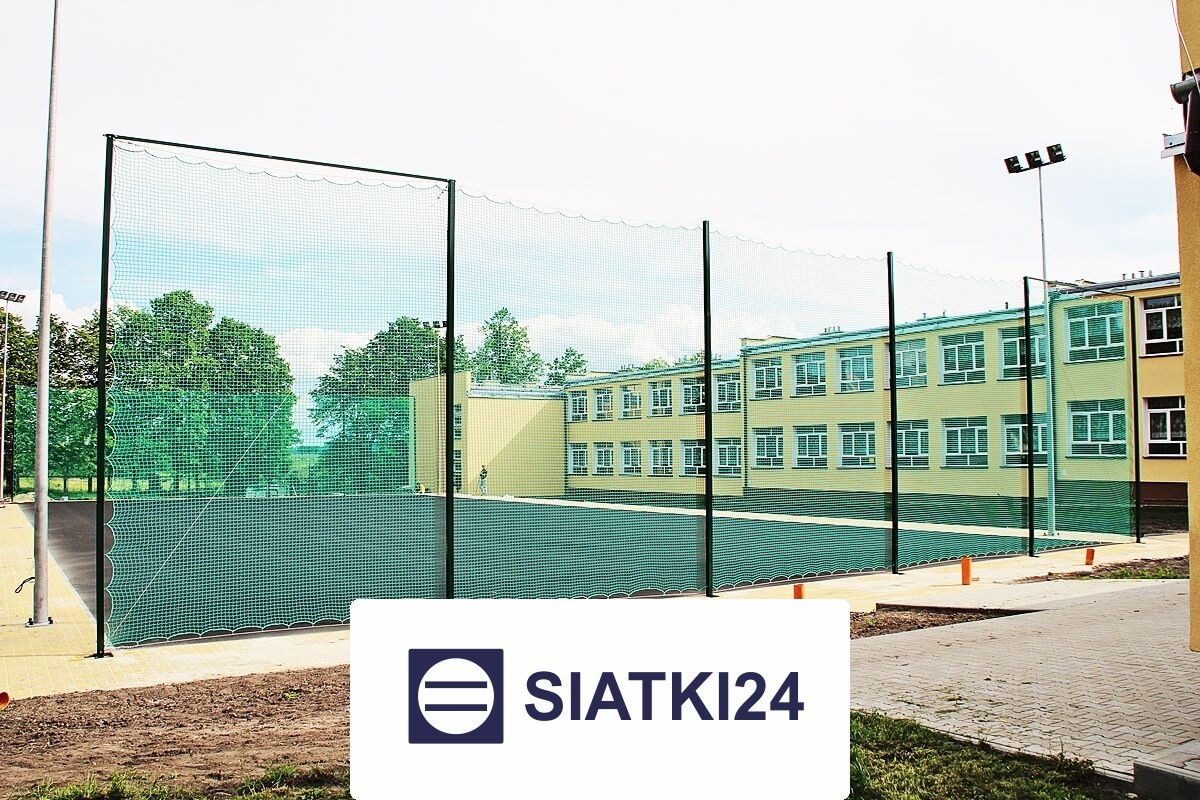 Ogrodzenie boiska szkolnego do zabezpieczenia Siatki24.eu - Ogrodzenie boiska szkolnego do zabezpieczenia