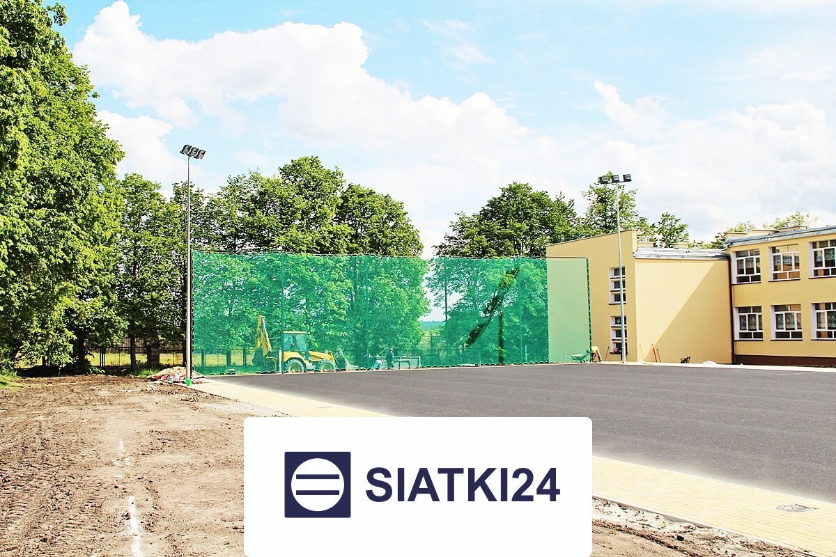 Piłkochwyt o wysokości 5 metrów do ochrony Siatki24.eu - Piłkochwyt o wysokości 5 metrów do ochrony