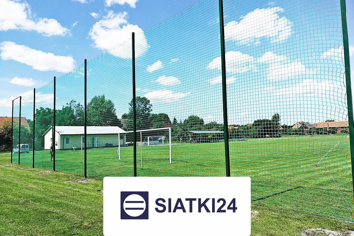 Siatka zabezpieczająca do piłkochwytów na boiskach piłkarskich Siatki24.eu - Siatka zabezpieczająca do piłkochwytów na boiskach piłkarskich