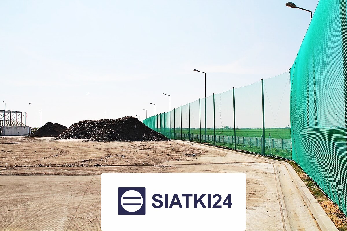   Siatki24.eu - Zadaszenie z siatki na plac do optymalnego i trwałego zabezpieczenia lekkich towarów 