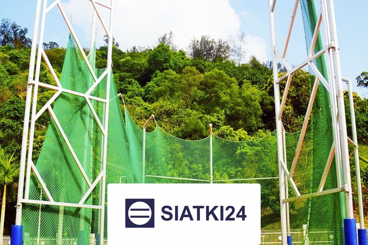   Siatki24.eu - Siatka sznurkowa do zabezpieczania sprzętu treningowego, wykonana jako łapacz dysków i młotów 