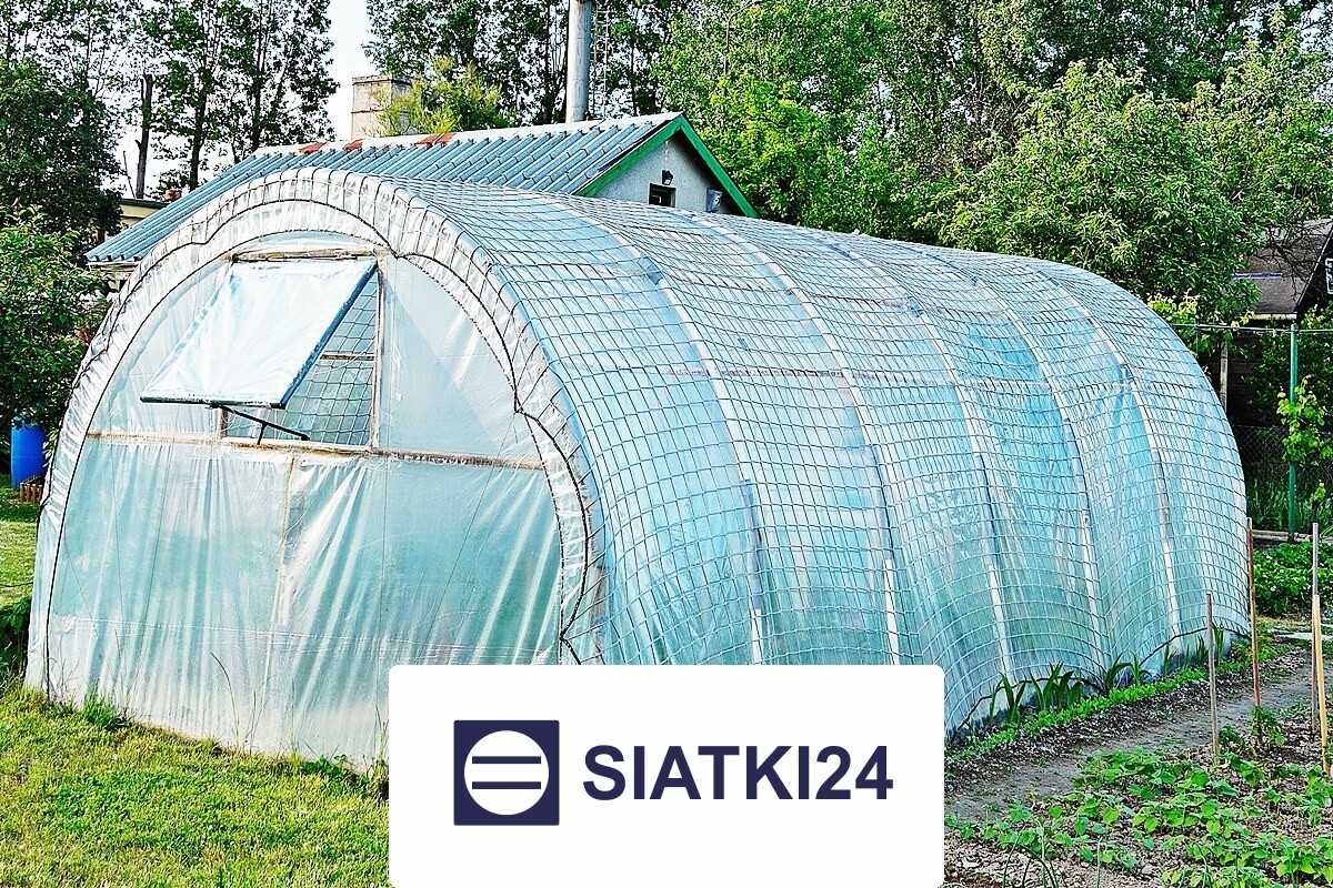   Siatki24.eu - Siatka na tunel foliowy do zabezpieczenia 