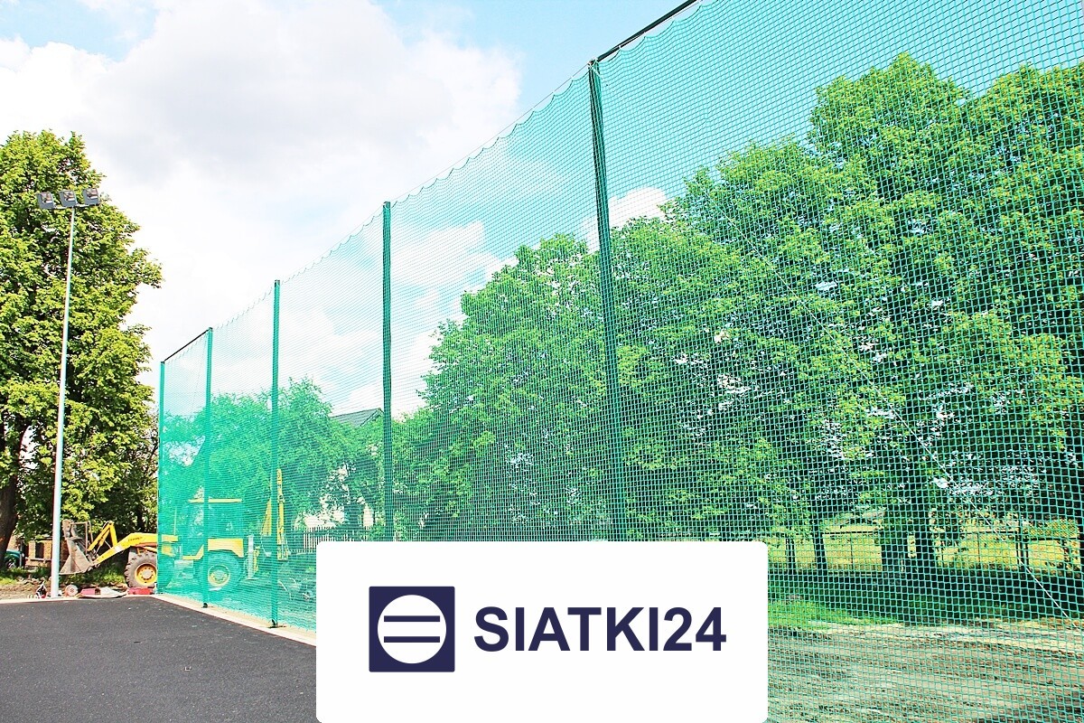 Siatka zabezpieczająca do piłkochwytów na boiskach piłkarskich Siatki24.eu - Siatka zabezpieczająca do piłkochwytów na boiskach piłkarskich