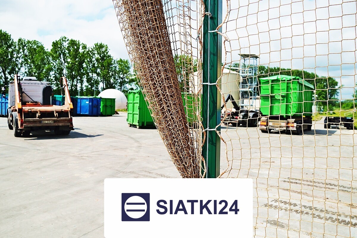   Siatki24.eu - Zadaszenie z siatki placu do ochrony systemu przechowywania lekkich towarów o wysokiej niezawodności 