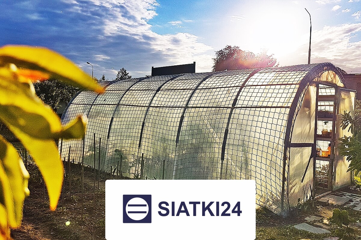  Siatki24.eu - Siatka na tunel foliowy do zabezpieczenia 