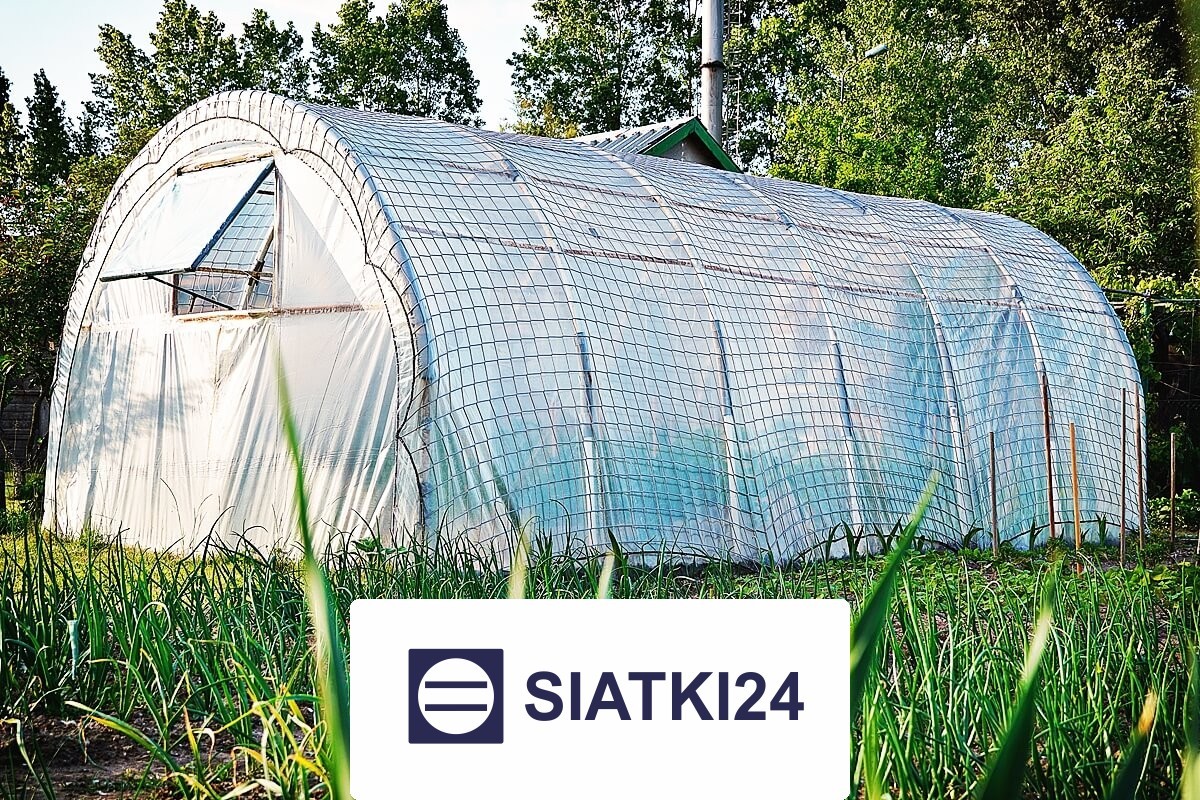 Siatka na tunel foliowy do zabezpieczenia Siatki24.eu - Siatka na tunel foliowy do zabezpieczenia