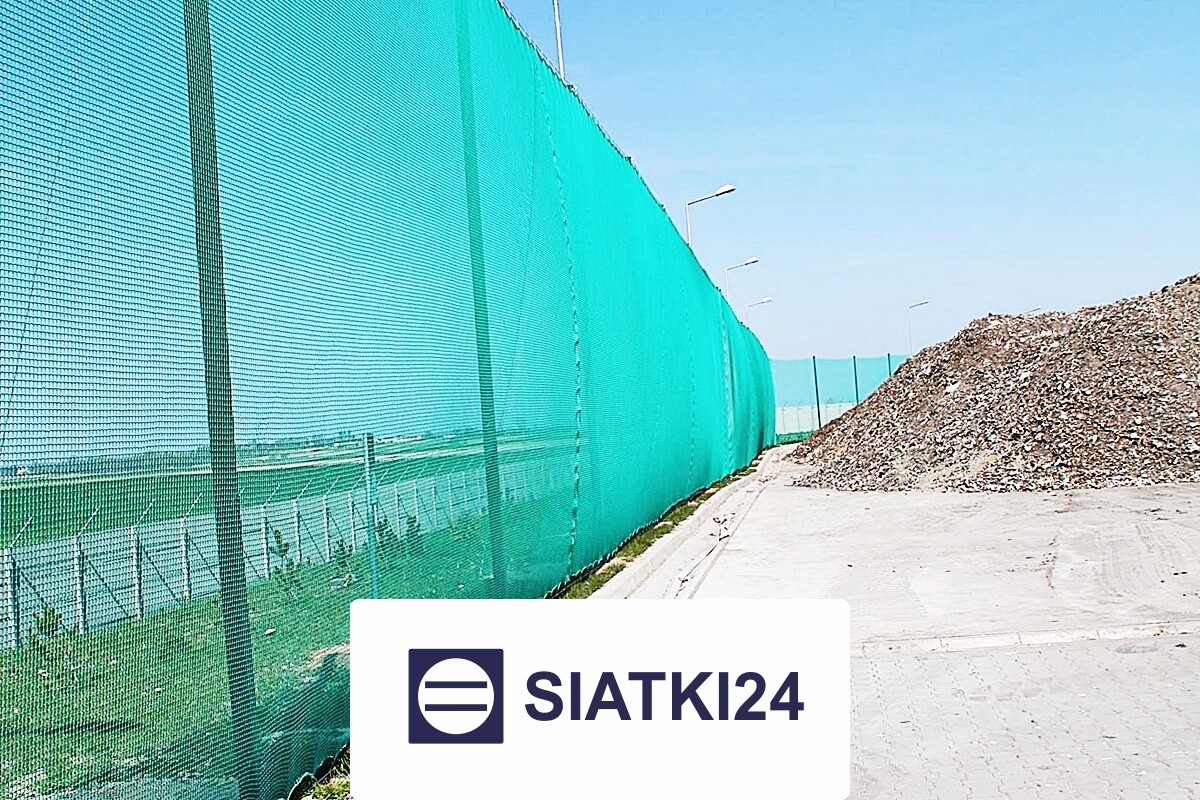   Siatki24.eu - Zadaszenie z siatki placu - siatka ochronna na wymiar do zabezpieczenia magazynu 