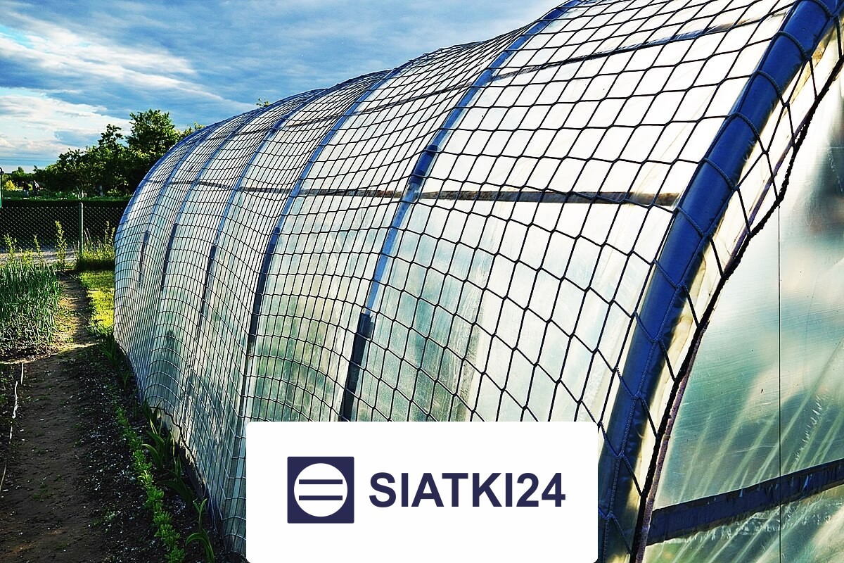 Siatka do zabezpieczenia tunelu foliowego przed wiatrem Siatki24.eu - Siatka do zabezpieczenia tunelu foliowego przed wiatrem
