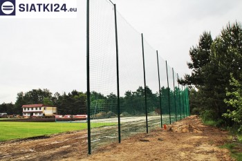  Siatka sznurkowa na wysokie ogrodzenie dla boisk piłkarskich 