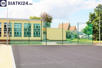  Siatka zabezpieczająca na ogrodzenie boisk szkolnych 