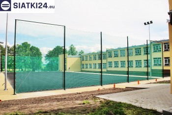  Siatka zielona ze sznurka na ogrodzenie w szkolne 