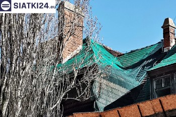  Siatki zabezpieczające stare dachówki na dachach 
