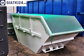  Siatka przykrywająca na kontener - zabezpieczenie przewożonych ładunków 