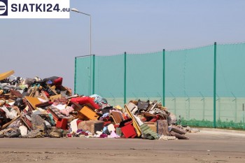  Siatka zabezpieczająca wysypisko śmieci 