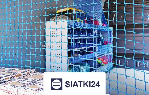   Siatki24.eu - Siatka ochronna do regałów w busie, 2x2 cm, grubość 2 mm 