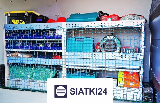 Siatka na pakę do ochrony ładunków podczas transportu Siatki24.eu - Siatka na pakę do ochrony ładunków podczas transportu