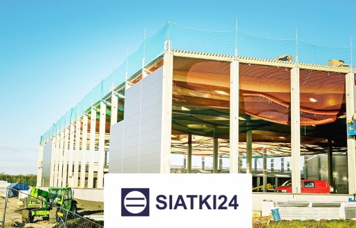 Siatka sznurkowa do zabezpieczenia wykopów na wymiar Siatki24.eu - Siatka sznurkowa do zabezpieczenia wykopów na wymiar