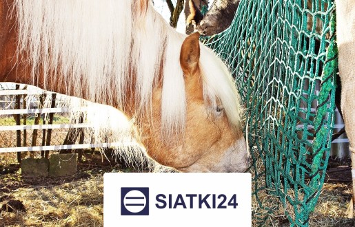Siatka na siano dla koni — wytrzymałe i tanie rozwiązanie w kształcie kwadratu z oczkami 4,5x4,5 cm Siatki24.eu - Siatka na siano dla koni — wytrzymałe i tanie rozwiązanie w kształcie kwadratu z oczkami 4,5x4,5 cm