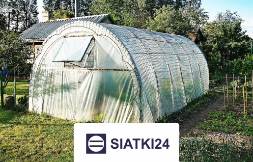  Siatki24.eu - Siatka na tunel foliowy do zabezpieczenia przed silnymi podmuchami wiatru 