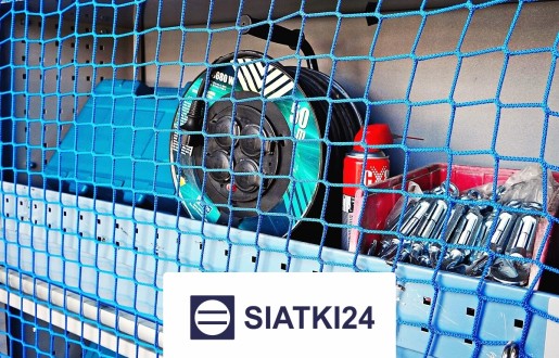 Siatka na pakę do ochrony ładunków podczas transportu Siatki24.eu - Siatka na pakę do ochrony ładunków podczas transportu