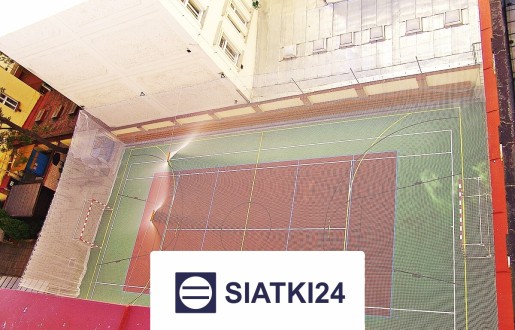 Piłkochwyt szkolny na wymiar - bezpieczna siatka zabezpieczająca do treningów na boisku Siatki24.eu - Piłkochwyt szkolny na wymiar - bezpieczna siatka zabezpieczająca do treningów na boisku