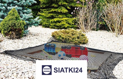   Siatki24.eu - Siatki na park linowy zabezpieczające do aktywnej wspinaczki, siatka ochronna na wymiar, wykonana z materiału. 