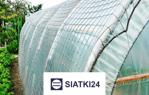   Siatki24.eu - Siatka na tunel foliowy do ochrony przed silnym wiatrem 