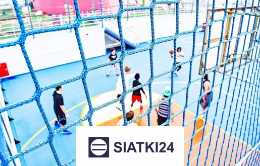  Siatki24.eu - Siatki na hale sportowe – specjalistyczna siatka zabezpieczająca do obiektów sportowych, wykonana na wymiar z elastycznego tworz 