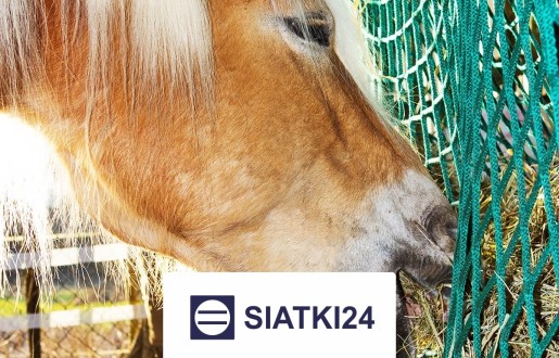 Siatka na siano dla koni z zabezpieczeniem — worek płaski z oczkami 4,5x4,5 cm Siatki24.eu - Siatka na siano dla koni z zabezpieczeniem — worek płaski z oczkami 4,5x4,5 cm