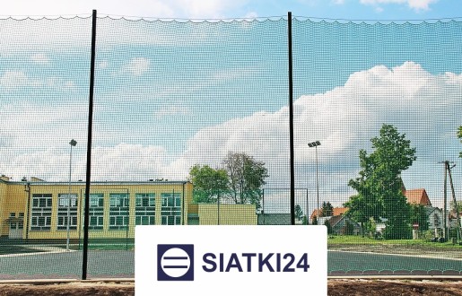 Siatka ochronna Szkoła - Piłkochwyt do boisk Siatki24.eu - Siatka ochronna Szkoła - Piłkochwyt do boisk