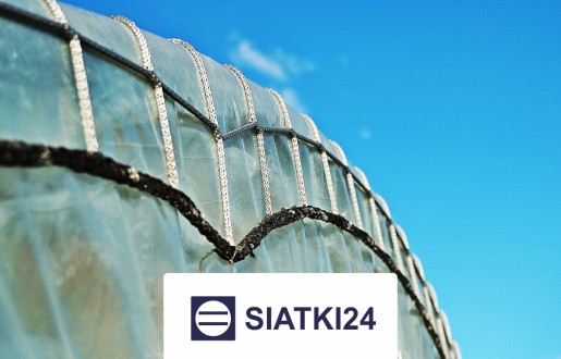   Siatki24.eu - Siatka na tunel foliowy, wykonana z elastycznego tworzywa, dostępna na metry jako siatka ochronna do zabezpieczeń. 